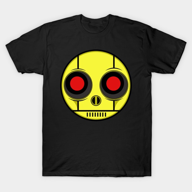 Bot Face T-Shirt by flimflamsam